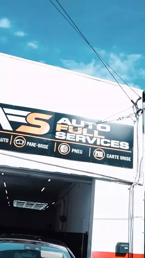 Façade et enseigne AFS Auto Full Services